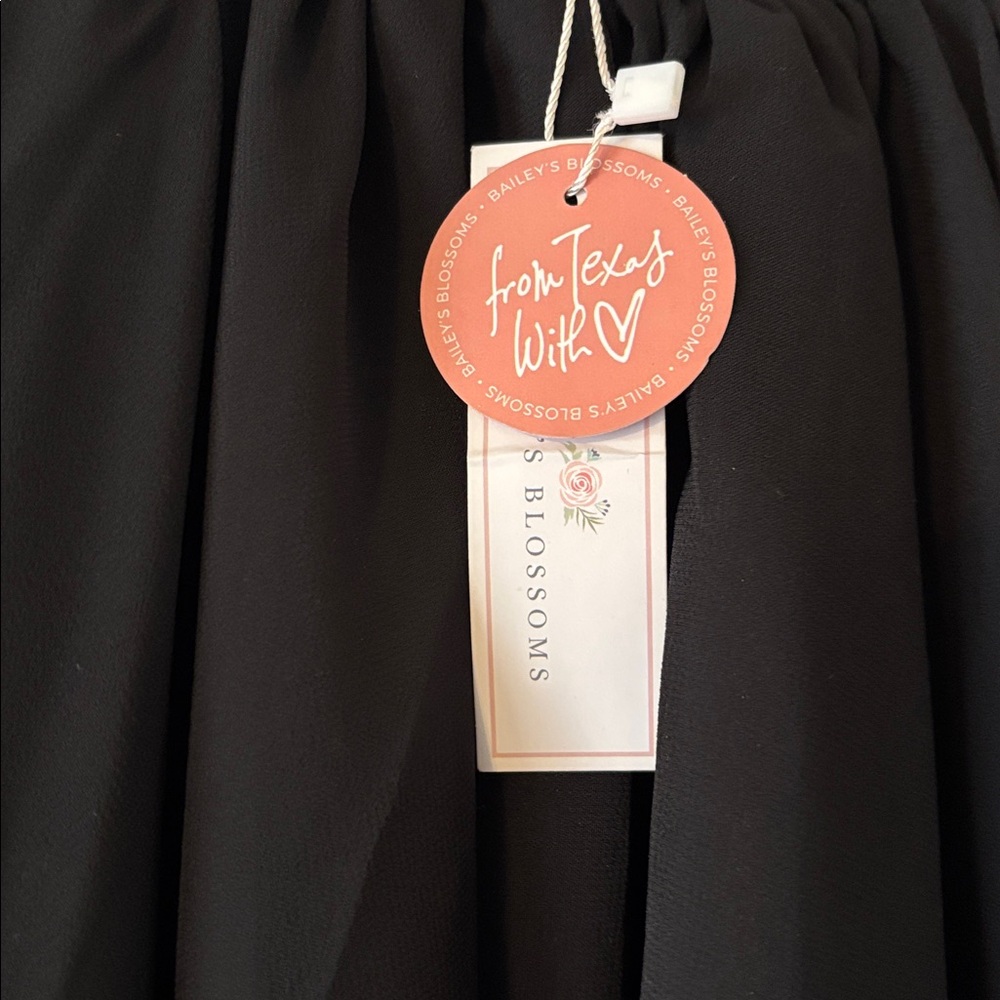 Bailey’s Blossoms Black Tulle Skirt New with tags - Picture 4 of 4